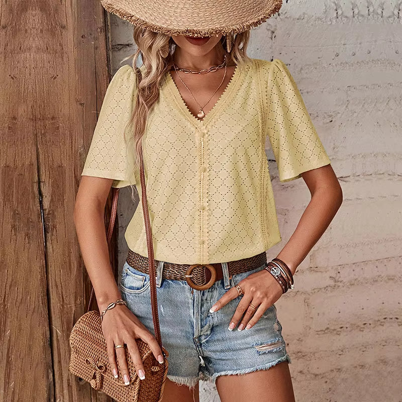 Valmare | Blusa manga corta de Verano