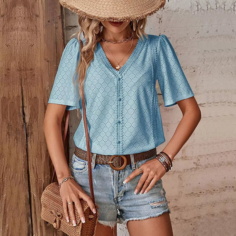 Valmare | Blusa manga corta de Verano