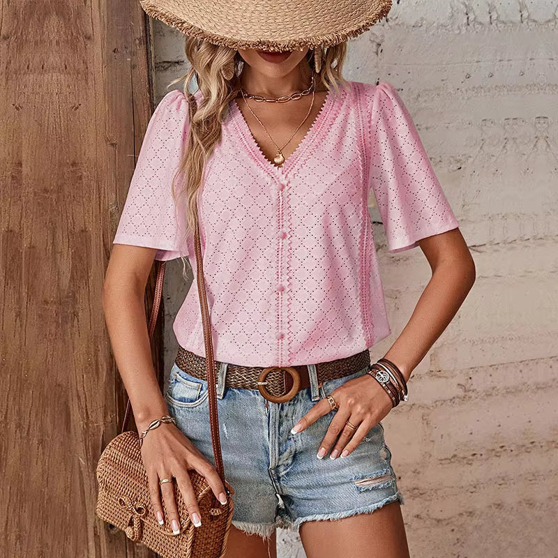 Valmare | Blusa manga corta de Verano
