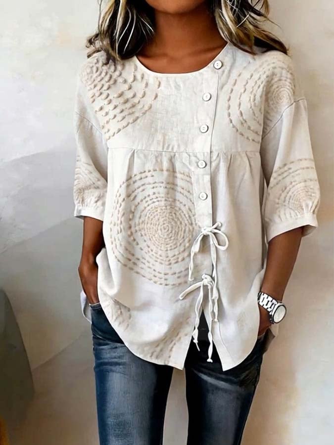 Valmare | Blusa Lino Elegance