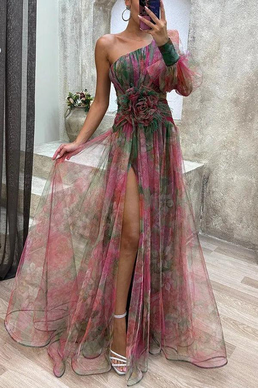 Valmare | Vestido Largo Floral Elegante