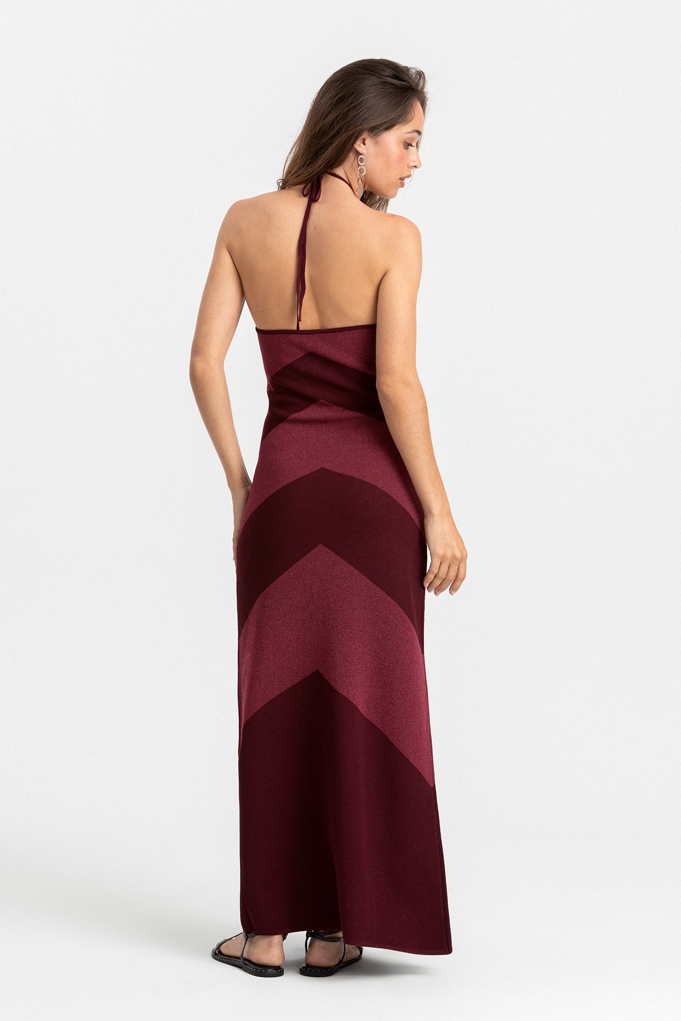 Valmare | Vestido Midi color Burdeos