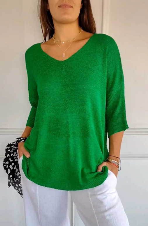 Valmare | Jersey Riviera Algodón Cuello en V