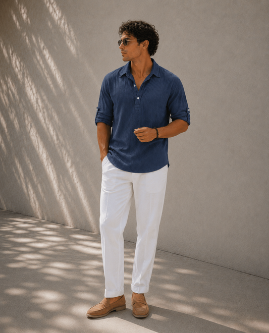 Valmare | Camisa Lino Riviera Mediterránea