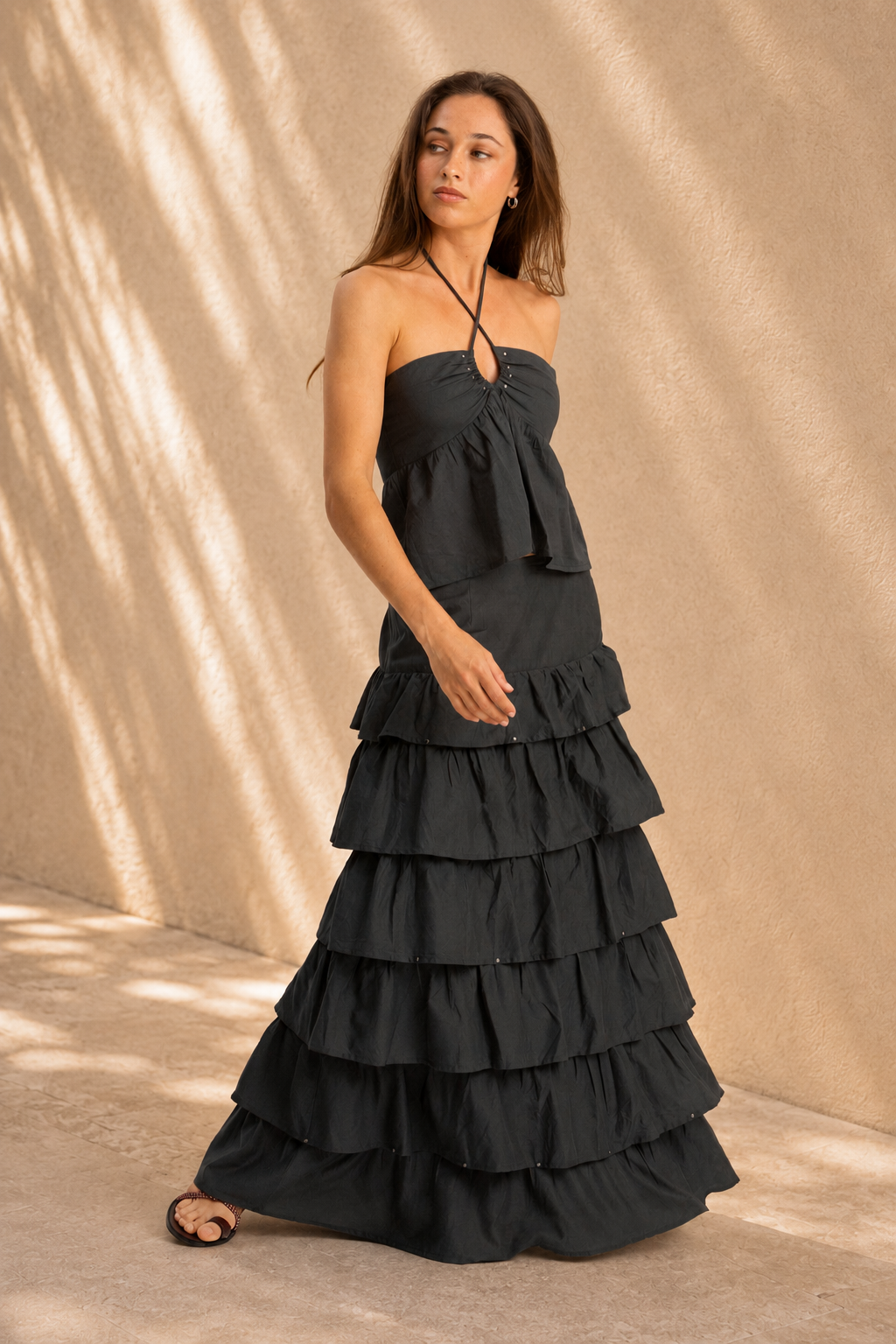 Valmare | Top Negro Elegante