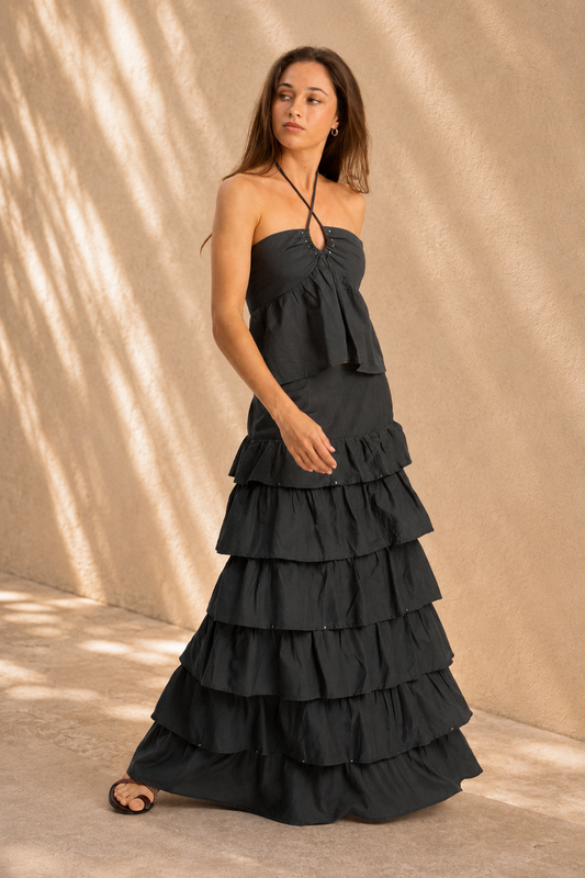 Valmare | Top Negro Elegante