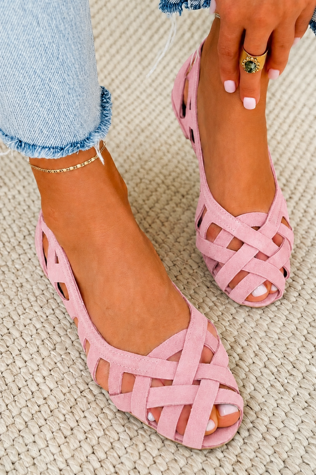 Valmare | Sandalias de tiras entrelazadas Verano