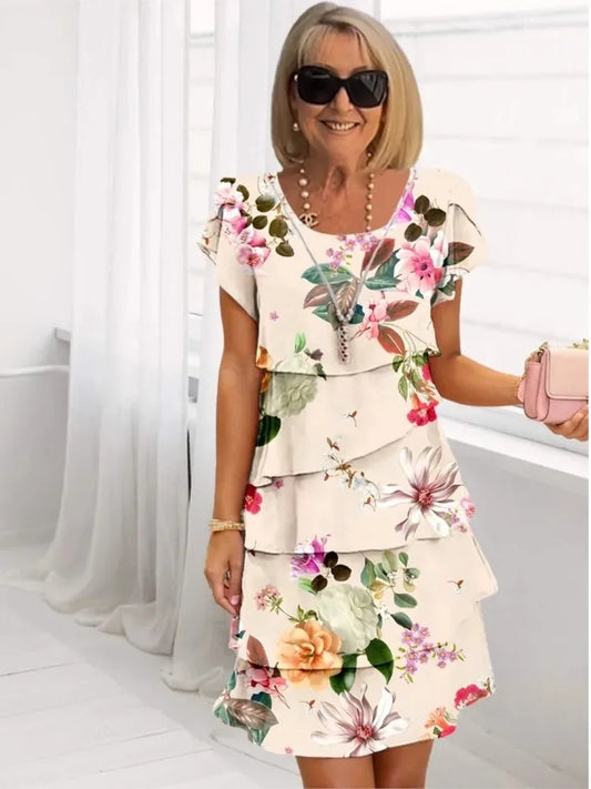 Valmare | Vestido Floral Mediterraneo