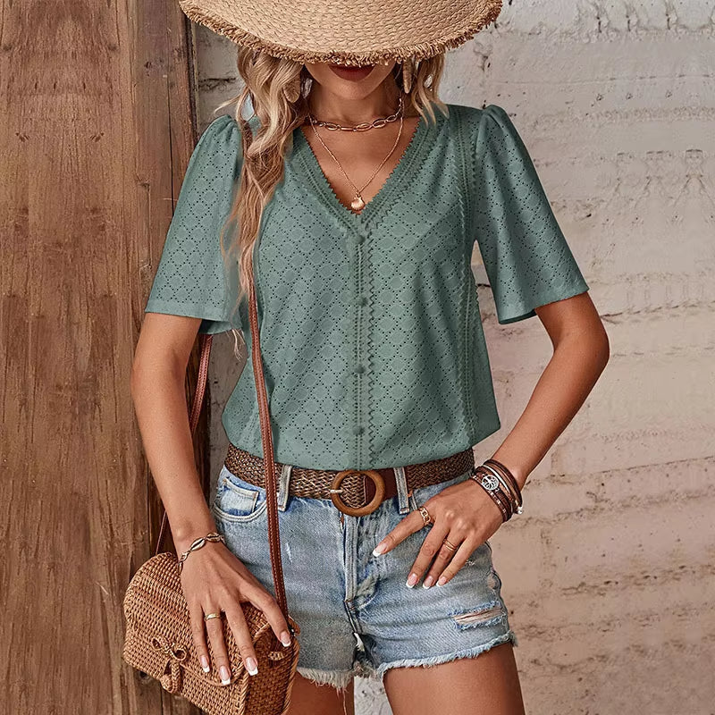 Valmare | Blusa manga corta de Verano
